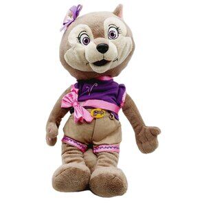 Great Wolf Lodge Violet Scoops Plush Stuffed Animal Purple Shirt 17"